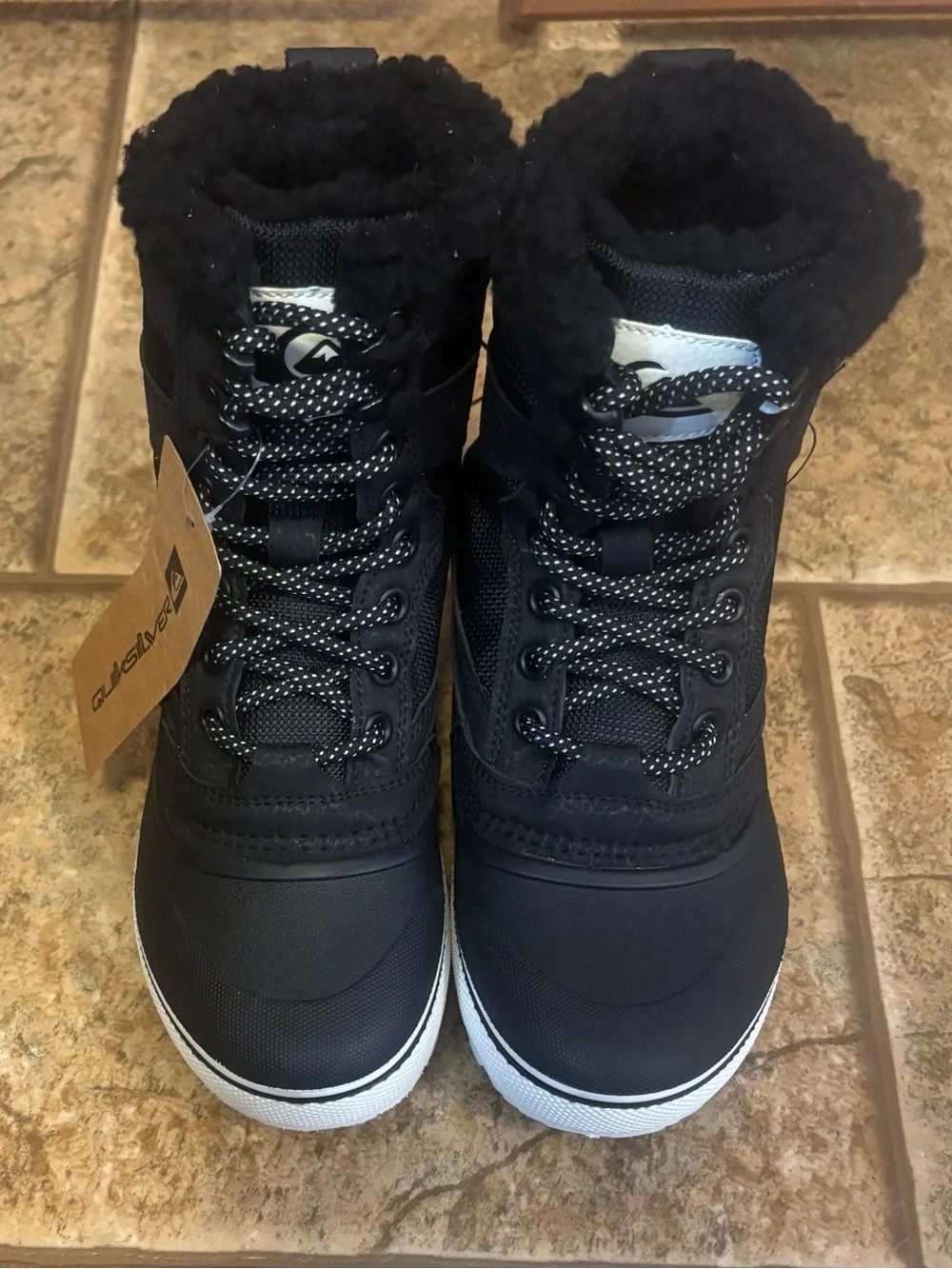 NWT Quiksilver kids Sub Zero Hi Insulated Snow Boots sz 13
